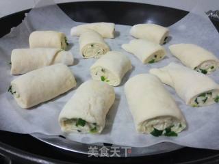 葱花馒头(无油)的做法步骤：8