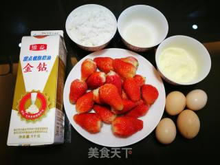 草莓千层蛋糕的做法步骤：1