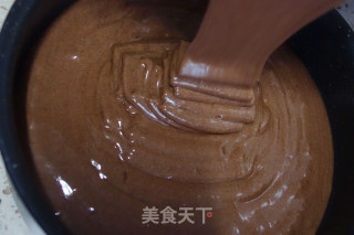 可可全蛋海绵裸蛋糕的做法步骤：7
