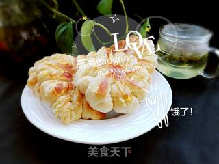 椰蓉花面包（玉米油版）的做法步骤：10