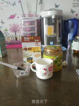 超级好吃的鸡蛋布丁奶露的做法步骤：1