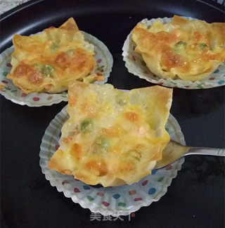 馄饨肉末披萨的做法步骤：14