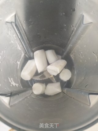 山药黑芝麻糊的做法步骤：2