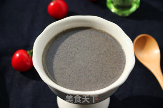 山药黑芝麻糊的做法步骤：4