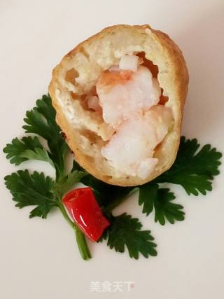 豆腐虾仁丸子的做法步骤：12