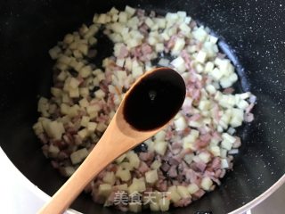 荠菜冬笋饭的做法步骤：4