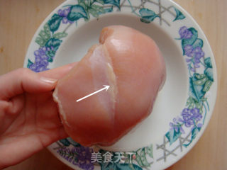 五彩鸡片的做法步骤：2