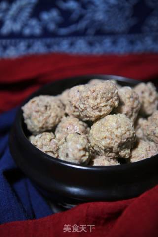 Q弹香菇牛肉丸的做法步骤：25