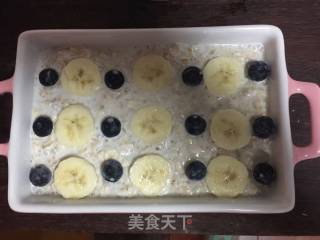 烤香蕉燕麦的做法步骤：9