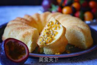 百香果戚风蛋糕的做法步骤：20