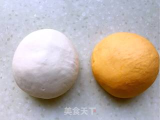 南瓜蝴蝶卷的做法步骤：2