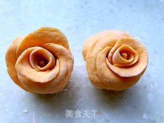 南瓜蝴蝶卷的做法步骤：8