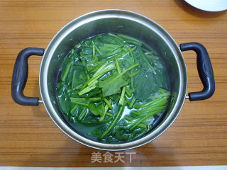 菠菜鸡蛋炖粉条的做法步骤：3