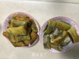 炸春卷的做法步骤：12