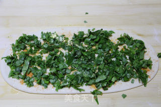 芹菜叶子千层饼的做法步骤：8