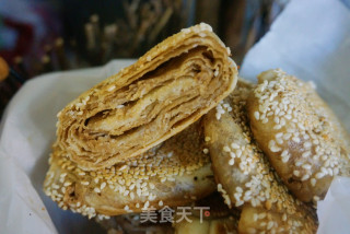 麻酱烧饼的做法步骤：8