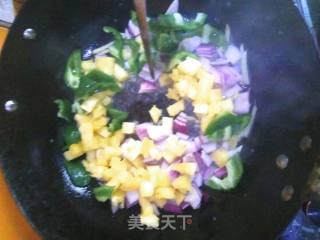 菠萝咕噜肉的做法步骤：6