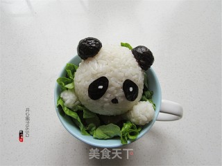 熊猫杯子儿童餐的做法步骤：10