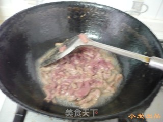 蒜薹炒牛肉的做法步骤：5