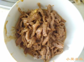 蒜薹炒牛肉的做法步骤：6
