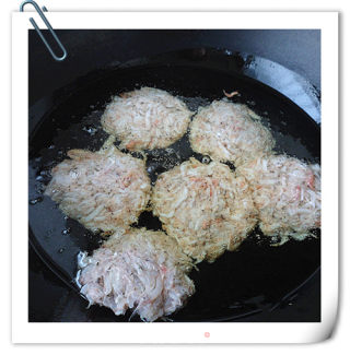 香酥小雪虾饼的做法步骤：5