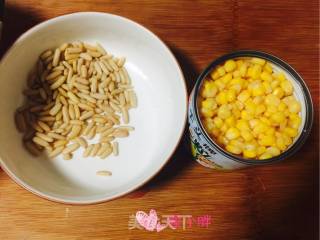 松子玉米的做法步骤：2