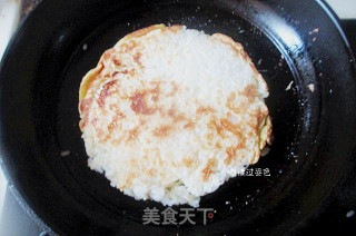 米饭蛋饼的做法步骤：6