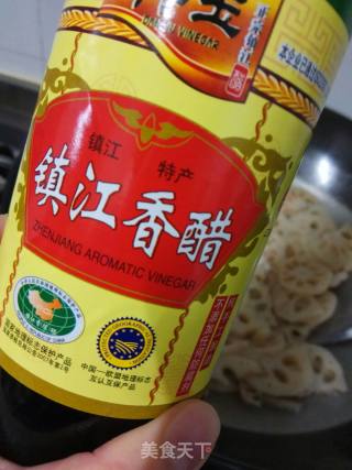 醋溜藕片的做法步骤：10