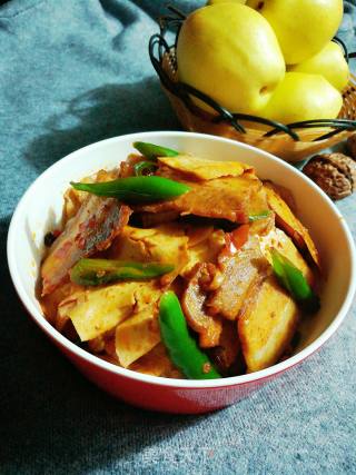 豆干回锅肉的做法步骤：10