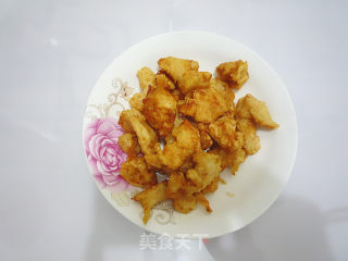 菠萝鸡片的做法步骤：8