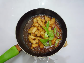 菠萝鸡片的做法步骤：13