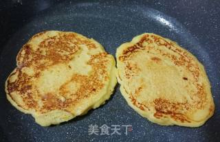 芝士豆渣煎饼的做法步骤：12