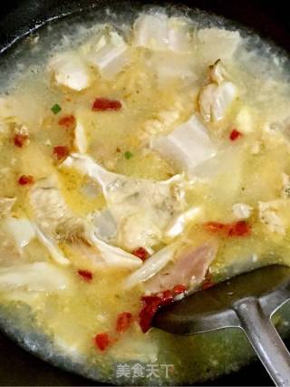河蚌咸肉豆腐汤的做法步骤：5