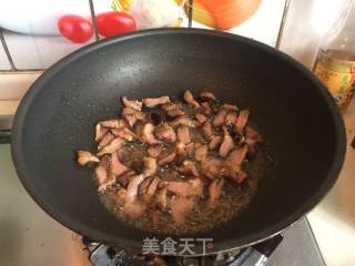 青蒜炒酱肉的做法步骤：5