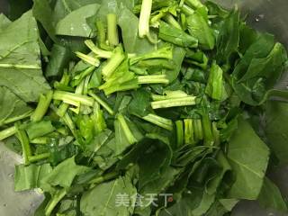 菠菜鸡蛋汤的做法步骤：1
