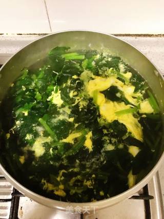菠菜鸡蛋汤的做法步骤：6