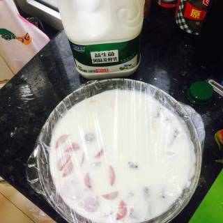 炒酸奶的做法步骤：5