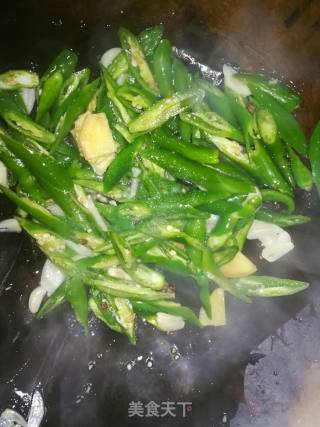 尖椒肉片的做法步骤：6