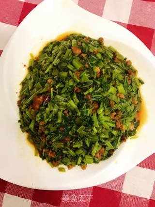 肉末炒空心菜的做法步骤：10