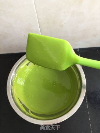菠菜蛋糕卷的做法步骤：10