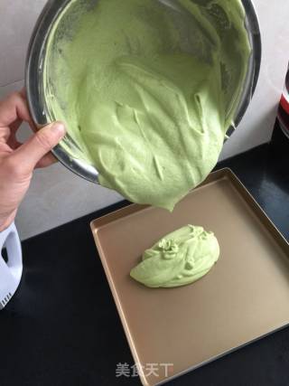 菠菜蛋糕卷的做法步骤：16