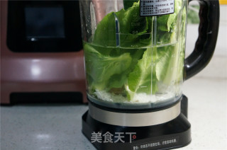 青菜肉末绵粥的做法步骤：3