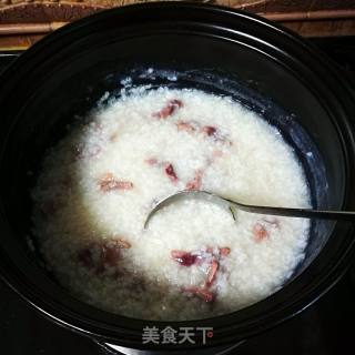 营养早餐---生菜猪肝粥的做法步骤：6