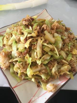 炒菜拌饭的做法步骤：2