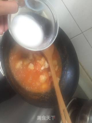 番茄龙利鱼的做法步骤：7
