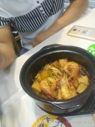 南美烧汁虾米饭的做法的做法步骤：3