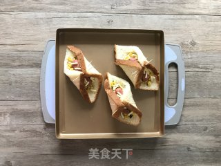 早餐三明治卷的做法步骤：12