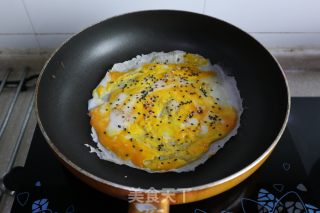 鸡蛋生菜卷饼的做法步骤：8