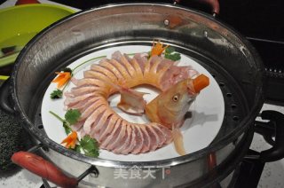 清蒸红福鱼让你流口水的做法步骤：3
