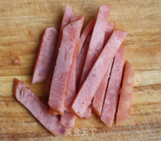 黑椒火腿手抓饼的做法步骤：2